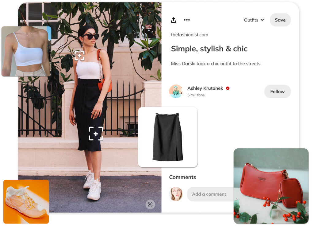 Effortlessly search your entire collection with images, or combine visual & text searches for an ideal shopping experience.