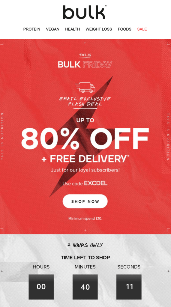Bulk Countdown Timer