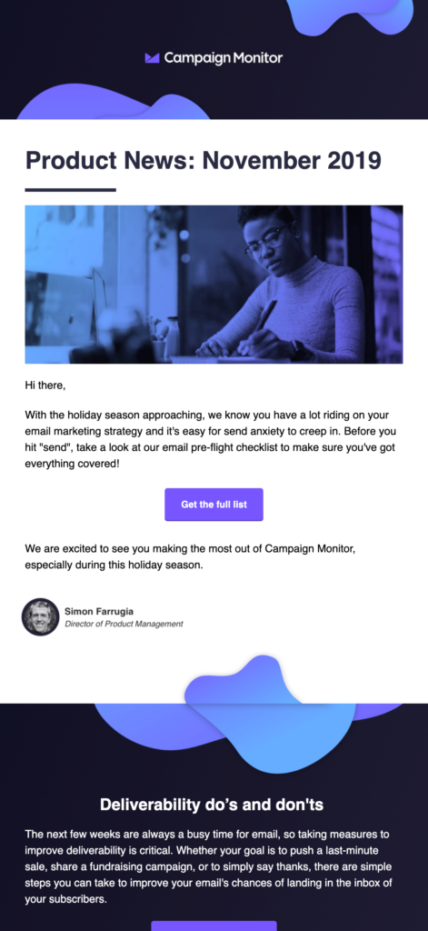 Personalized Loyalty Email from Harrods