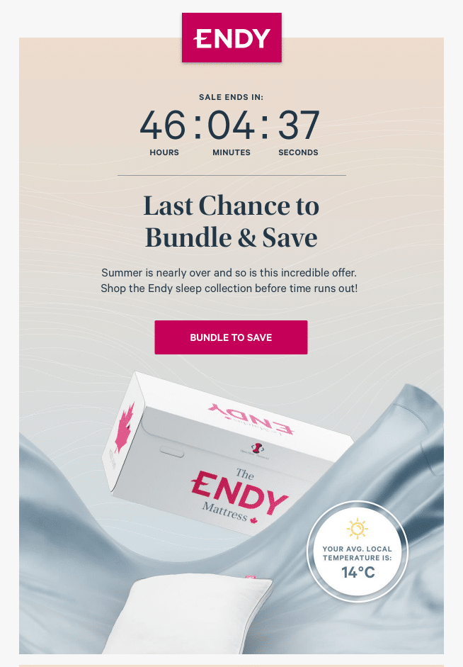 Endy Countdown Timer
