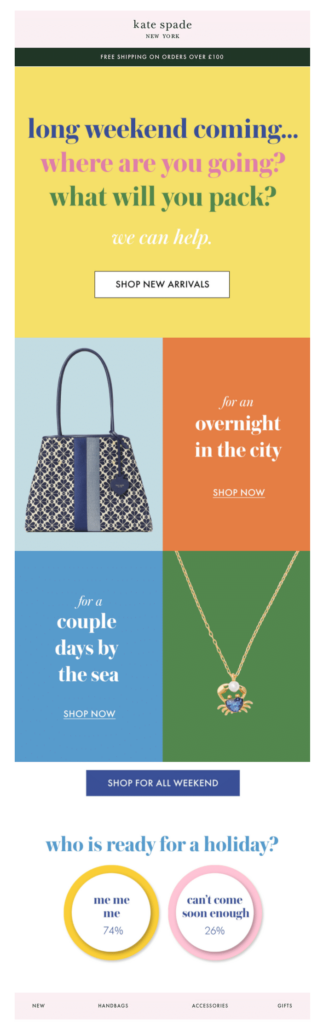 Kate Spade Poll