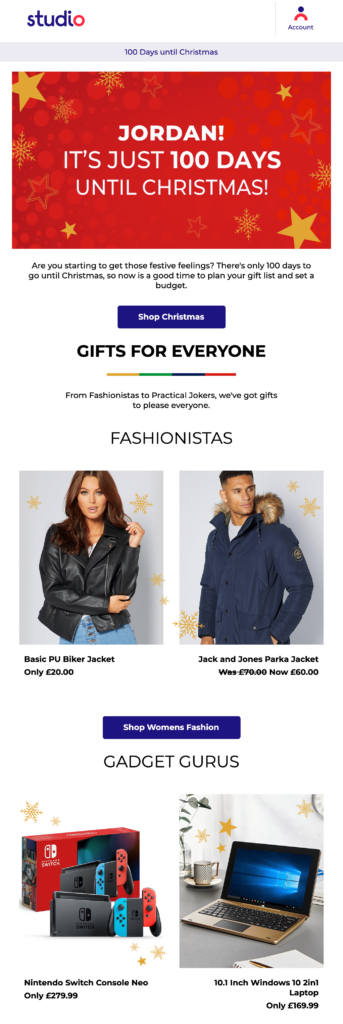 Persoanlized Image and countdown timer in email