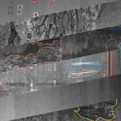 Image of flat steel defects from Severstal competition. [Source: Kaggle]